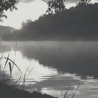 Storminkoclast style, Midjourney V6.1: realistic landscape photograph of quiet dawn
