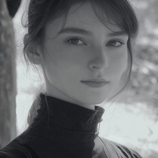 Storminkoclast style, Midjourney V6.1: photographic portrait of female protagonist
