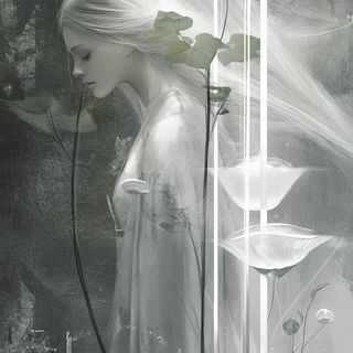 Maskscale style, Midjourney V6.1: retro fairy-tale illustration