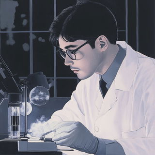 Cumulopera style, Midjourney V6.1: editorial illustration for popular scientific magazine cover