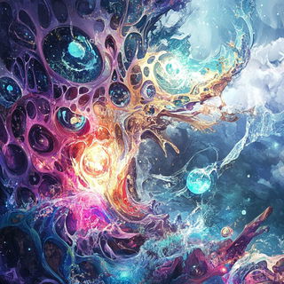 Inkmonolithism style, Midjourney V6.1: abstract 3D render