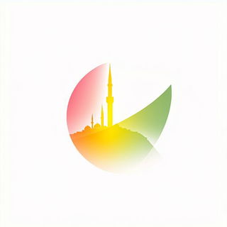 Aria for Running Deer style, Midjourney V6.1: bold minimalist logo design for Istanbul city municipal services