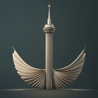 Turquoise Heat Index style, Midjourney V6.1: bold minimalist logo design for Istanbul city municipal services