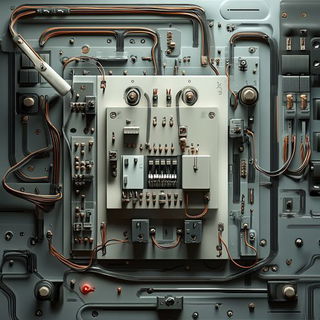 Turquoise Heat Index style, Midjourney V6.1: technical infrastructure blueprint schematics