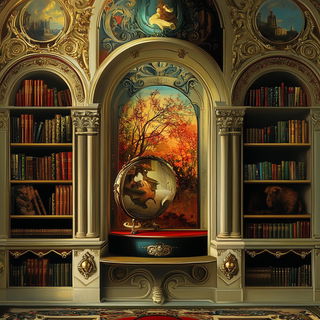 Engraventure style, Midjourney V6.1: Midlibrary