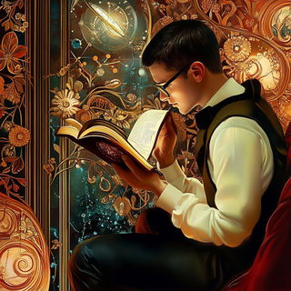 Engraventure style, Midjourney V6.1: editorial illustration for popular scientific magazine cover