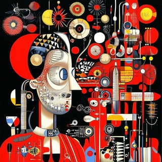 Fauvist Enamel Flux style, Midjourney V6.1: editorial illustration for popular scientific magazine cover