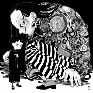 Fauvist Enamel Flux style, Midjourney V6.1: black-and-white manga comic strip