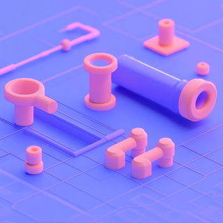 Prismatic Loomism style, Midjourney V6.1: technical infrastructure blueprint schematics