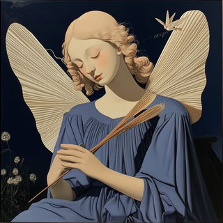 Sidewalk Phytogram style, Midjourney V6.1: classical 18th-century oil painting