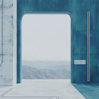 Islet Tessellation style, Midjourney V6.1: cinematic shot from sci-fi movie