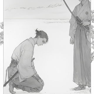 Redlintel style, Midjourney V6.1: black-and-white manga comic strip