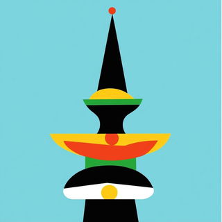 Gorgewheel Choreography style, Midjourney V6.1: bold minimalist logo design for Istanbul city municipal services
