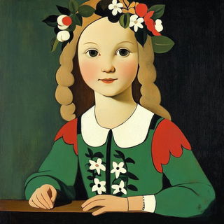 Gorgewheel Choreography style, Midjourney V6.1: classical 18th-century oil painting