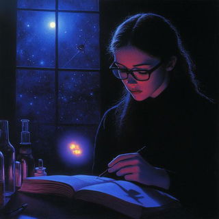Magnetragic style, Midjourney V6.1: editorial illustration for popular scientific magazine cover