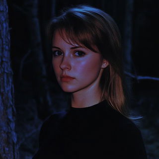 Magnetragic style, Midjourney V6.1: photographic portrait of female protagonist