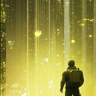 Cinemycete style, Midjourney V6.1: cinematic shot from sci-fi movie