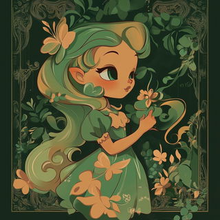 Redream Paper Mill style, Midjourney V6.1: retro fairy-tale illustration