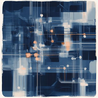 Fogbank Fairground style, Midjourney V6.1: technical infrastructure blueprint schematics