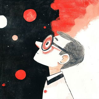 Posterpane style, Midjourney V6.1: editorial illustration for popular scientific magazine cover