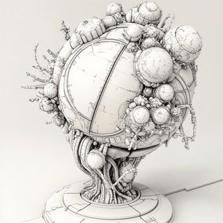 Cloudroot Expeditions style, Midjourney V6.1: abstract 3D render