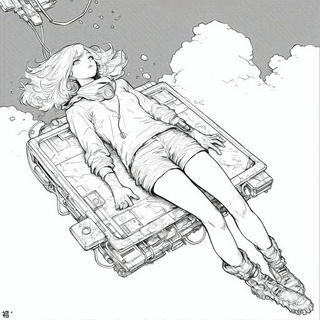 Cloudroot Expeditions style, Midjourney V6.1: black-and-white manga comic strip