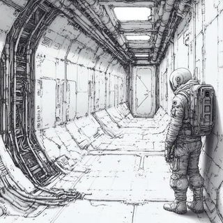 Cloudroot Expeditions style, Midjourney V6.1: cinematic shot from sci-fi movie