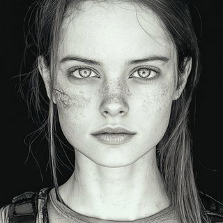 Cloudroot Expeditions style, Midjourney V6.1: photographic portrait of female protagonist