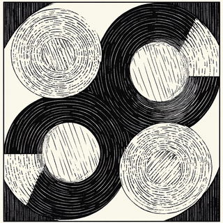 Manganoglyph style, Midjourney V6.1: creative pattern composition