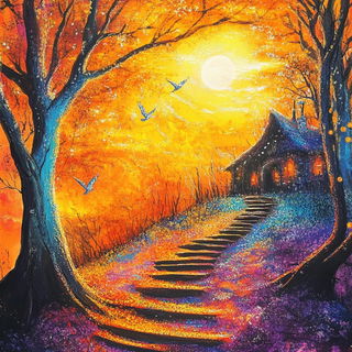 Stratocitadelle style, Midjourney V6.1: retro fairy-tale illustration