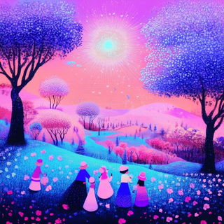Chromafangism style, Midjourney V6.1: traditional folk art
