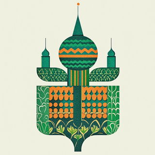 Aviarchroma style, Midjourney V6.1: bold minimalist logo design for Istanbul city municipal services