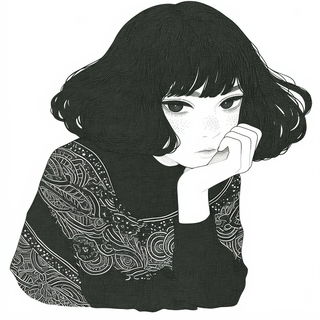 Aviarchroma style, Midjourney V6.1: black-and-white manga comic strip