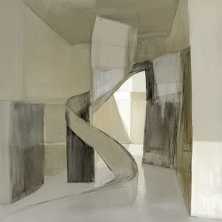 Chromasplinter style, Midjourney V6.1: abstract 3D render