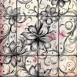 Cryoveil style, Midjourney V6.1: creative pattern composition