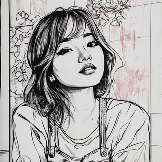 Cryoveil style, Midjourney V6.1: photographic portrait of female protagonist