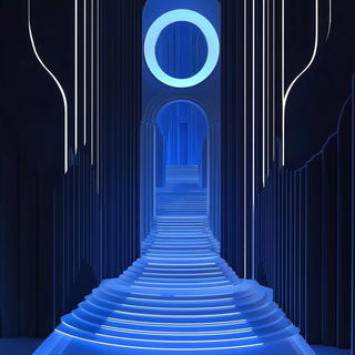 Ocheromontage style, Midjourney V6.1: abstract 3D render