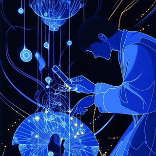 Ocheromontage style, Midjourney V6.1: editorial illustration for popular scientific magazine cover