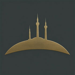 Cypress Tension style, Midjourney V6.1: bold minimalist logo design for Istanbul city municipal services