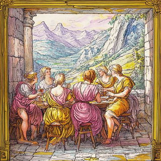 Bioluxure style, Midjourney V6.1: classical 18th-century oil painting