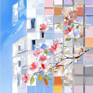 Inklimn style, Midjourney V6.1: creative pattern composition