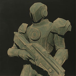 Cloudburst Resist style, Midjourney V6.1: concept art character design of retropunk steam knight