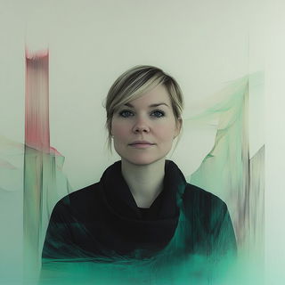 Keshimori style, Midjourney V6.1: photographic portrait of female protagonist