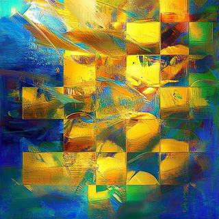 Chromacarnival style, Midjourney V6.1: creative pattern composition