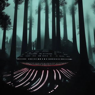 Contourwash style, Midjourney V6.1: cinematic shot from sci-fi movie