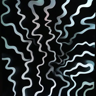 Contourwash style, Midjourney V6.1: creative pattern composition