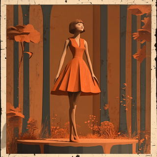 Inkwood Panoramix style, Midjourney V6.1: retro fairy-tale illustration