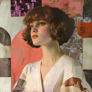 Blackbird Aquatint style, Midjourney V6.1: photographic portrait of female protagonist