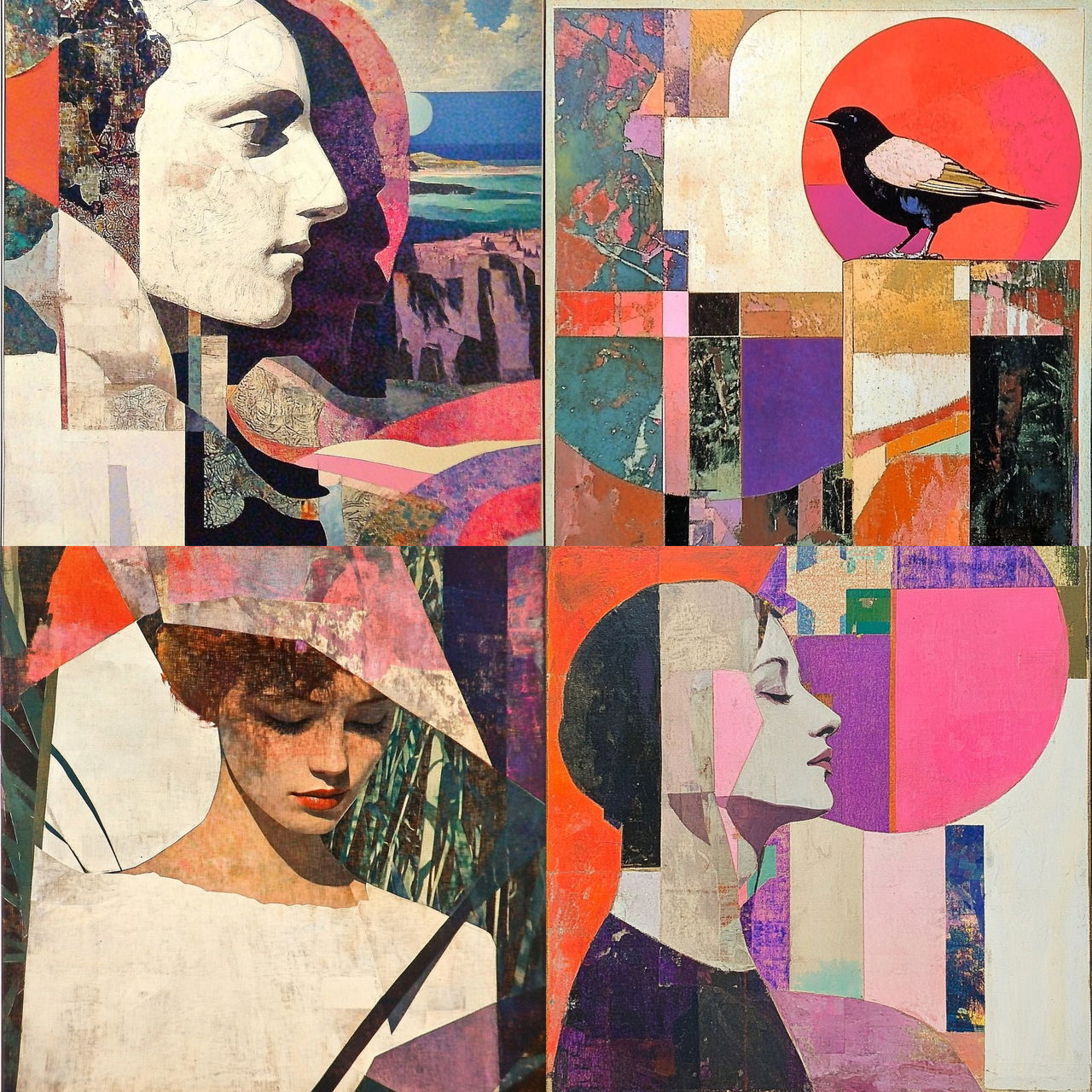 Blackbird Aquatint style, Midjourney V6.1, render 1 of 4