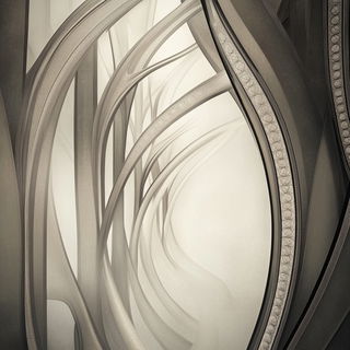 Fogcut style, Midjourney V6.1: abstract 3D render